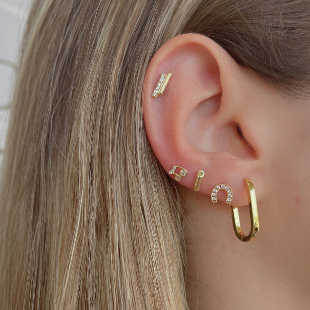 Nota musical oro 10k pza