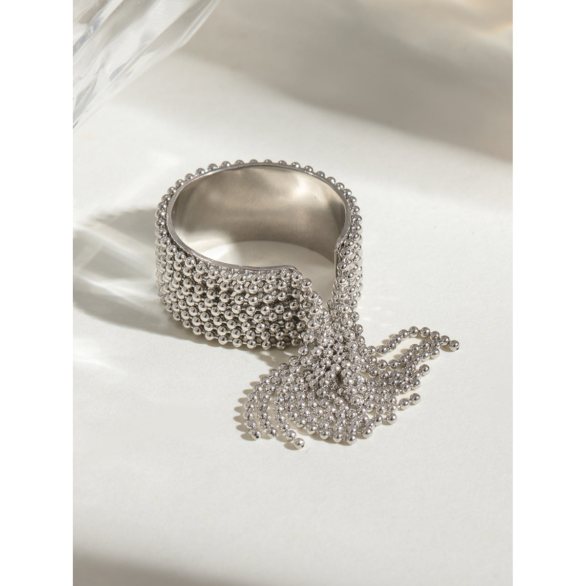 Anillo Tassel Cadenas