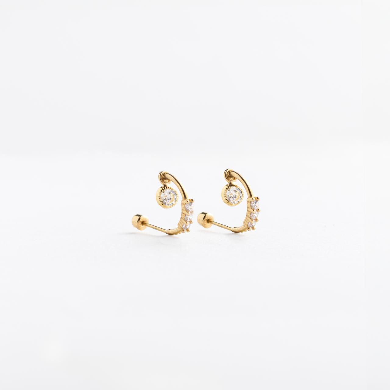 Media Coqueta con charm oro 10k pza