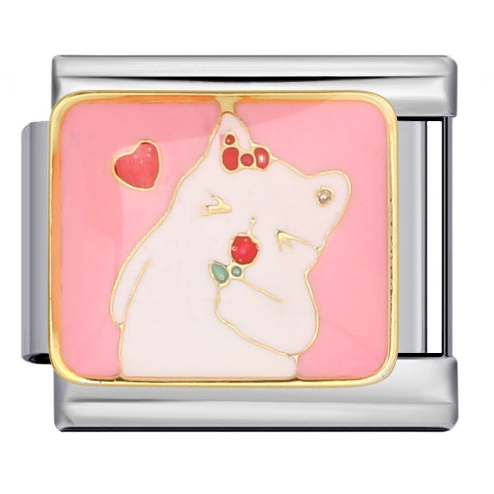 Charm Mariposa con zirconias colgante