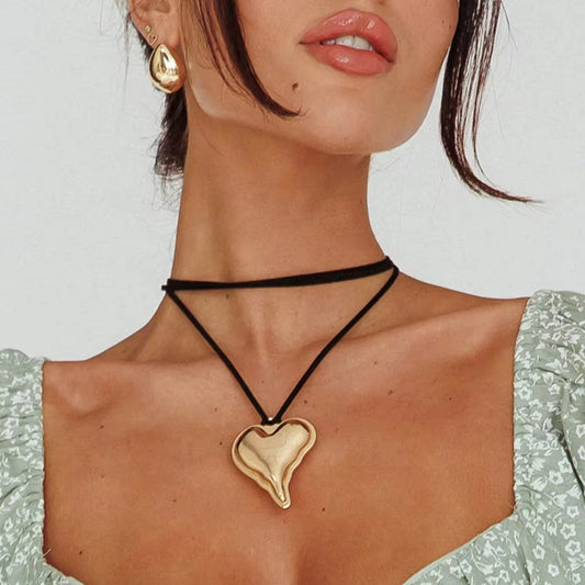 Corazón con gamuza