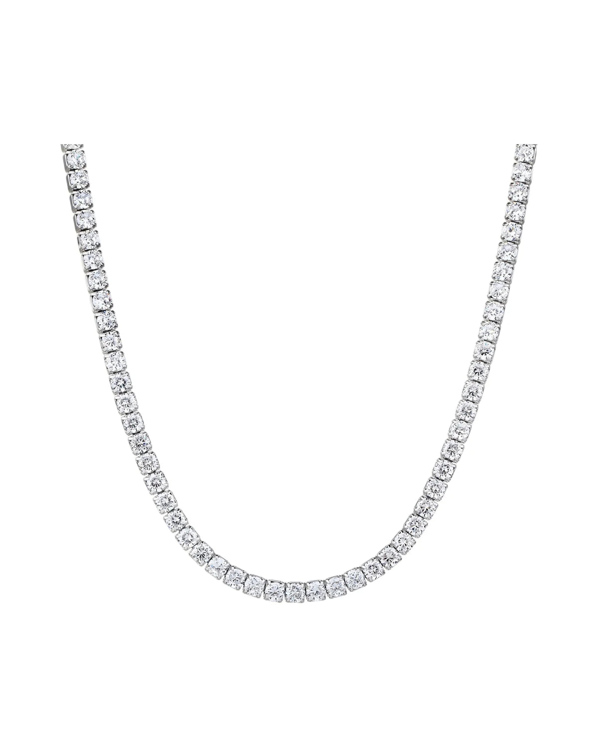 Collar Tenis plata 925 rodizado