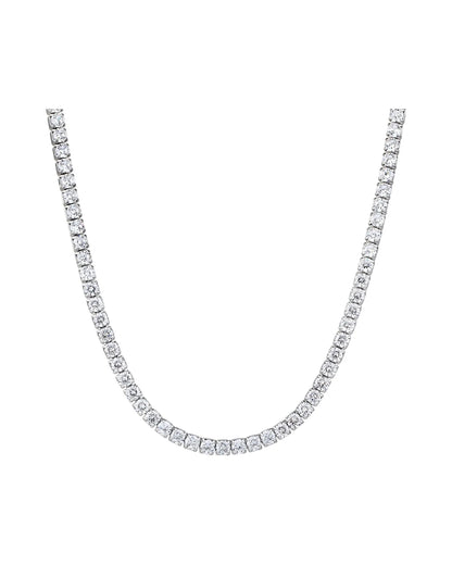 Collar Tenis plata 925 rodizado
