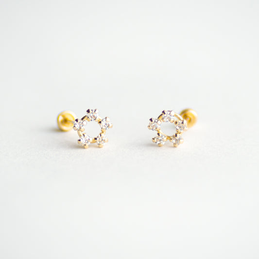 Broquel Pollen oro 10k