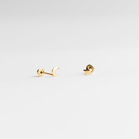 Broquel Eclipse oro 10k par