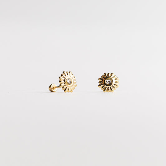 Broquel Sol oro 10k
