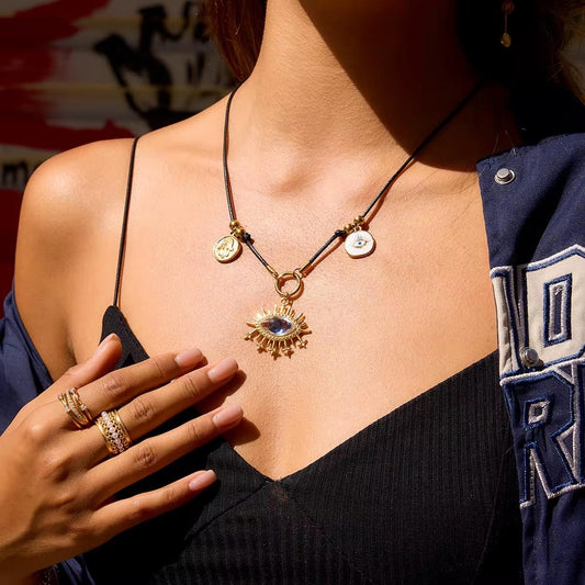 Collar Ojo Turco Destellos