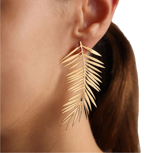 Aretes Hoja Palma