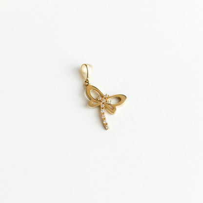 Cadena de oro con dije Libèlula