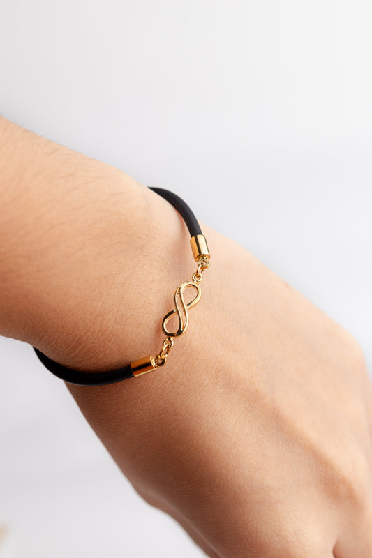 Pulsera Infinito caucho