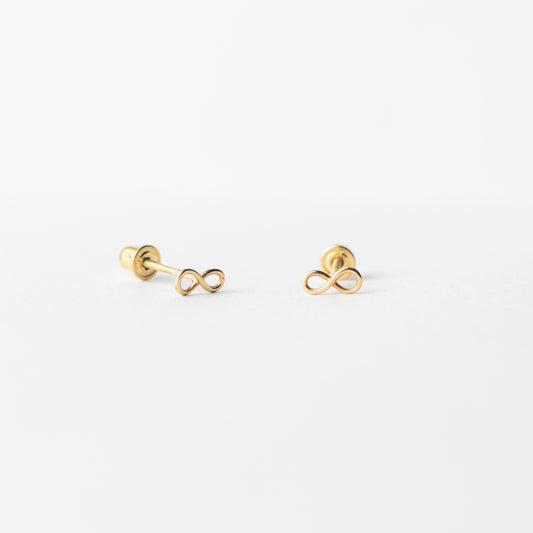 Broquel Infinito super mini oro 10k
