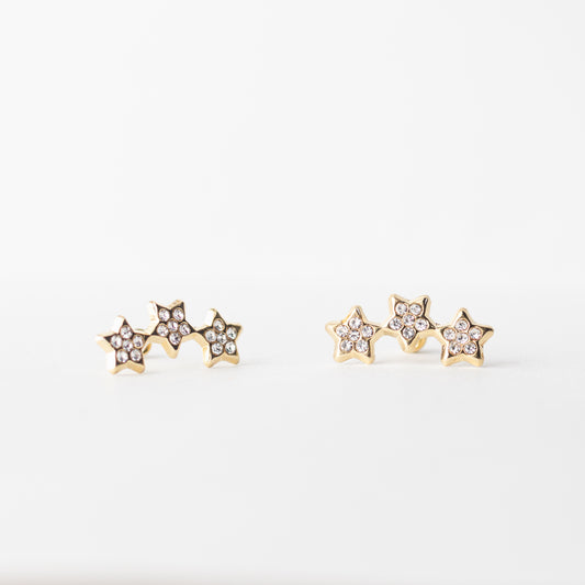 Broquel Lambada 3 estrellas oro 10k