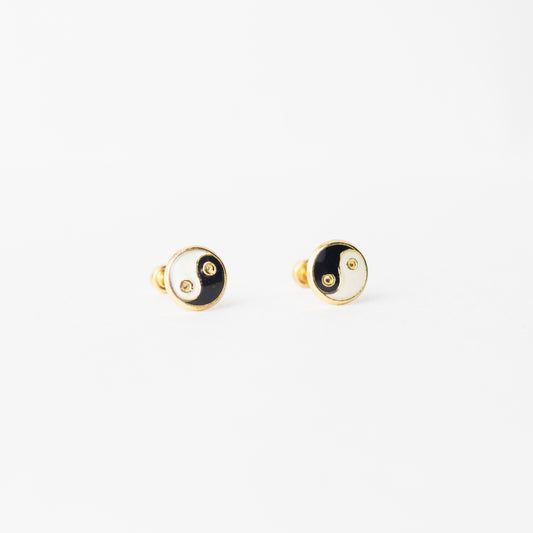 Broquel Ying-Yang oro 10k