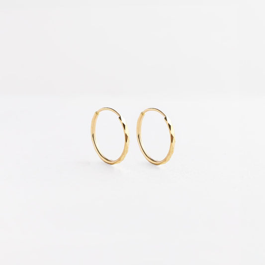 Arracadas Verona Facetadas 10K