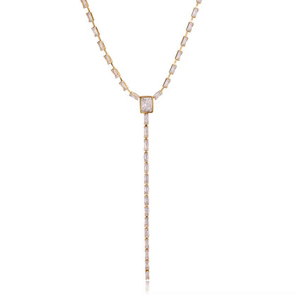Collar Corbatero de Zirconias