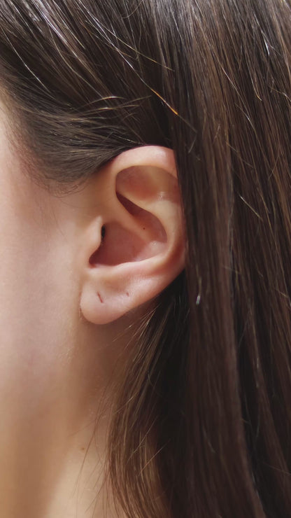 Mariposa Alas de Luz oro 10k par